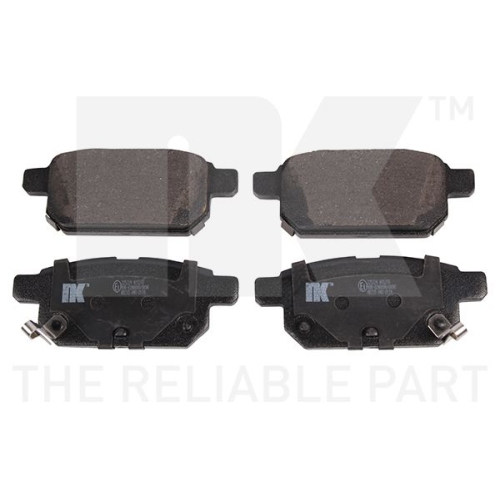 Bremsbelagsatz, Scheibenbremse NK 225224 f&uuml;r SUZUKI, Hinterachse