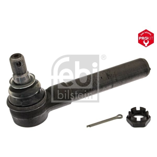 Febi Bilstein 15754 Spurstangenendst&uuml;ck mit Kronenmutter und Splint , 1 St&uuml;ck