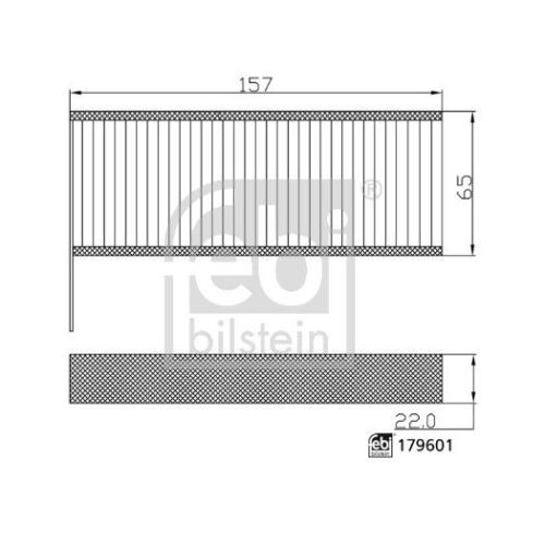 Filtersatz, Innenraumluft FEBI BILSTEIN 179601 f&uuml;r DAF