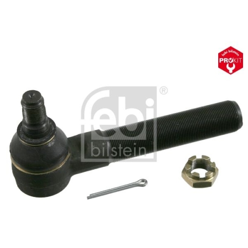 Febi Bilstein 15755 Spurstangenendst&uuml;ck mit Kronenmutter und Splint , 1 St&uuml;ck