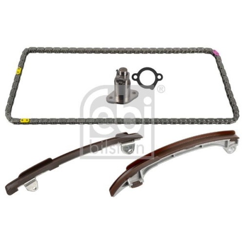 Febi Bilstein 109406 Steuerkettensatz f&uuml;r Nockenwelle, mit Gleitschienen und Kettenspanner, 1 St&uuml;ck
