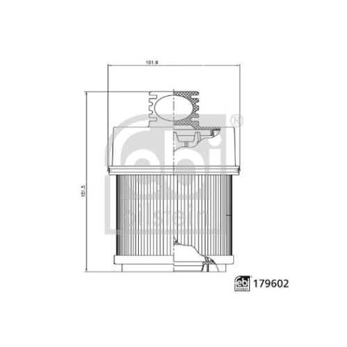 K&uuml;hlmittelfilter FEBI BILSTEIN 179602 febi Plus f&uuml;r MERCEDES-BENZ
