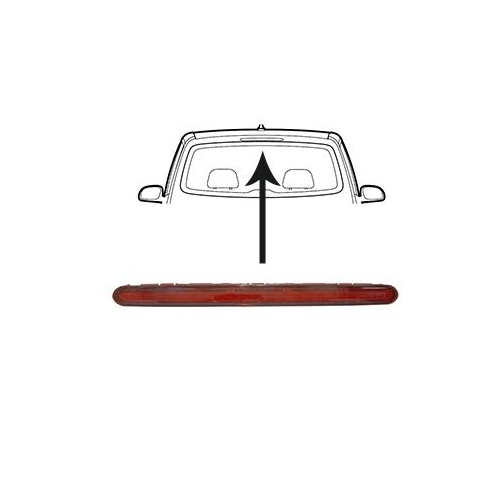 Zusatzbremsleuchte VAN WEZEL 5856929 f&uuml;r VW, mitte