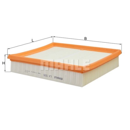 Luftfilter KNECHT LX 539 f&uuml;r MERCEDES-BENZ