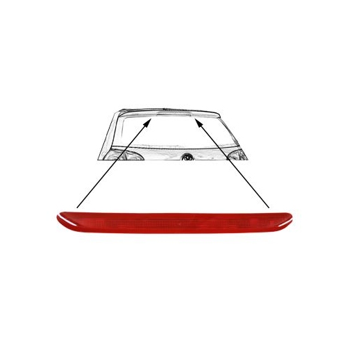Zusatzbremsleuchte VAN WEZEL 5894929 f&uuml;r VW, mitte