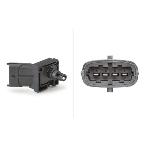 Sensor, Ladedruck HELLA 6PP 013 112-221 f&uuml;r FORD VOLVO