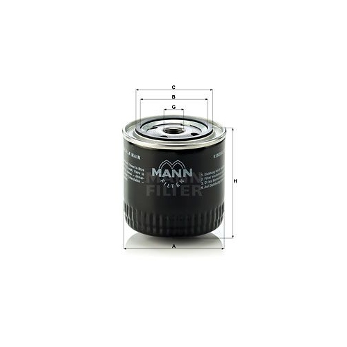 &Ouml;lfilter MANN-FILTER W 920/17 f&uuml;r FORD PEUGEOT PORSCHE VAG HAKO