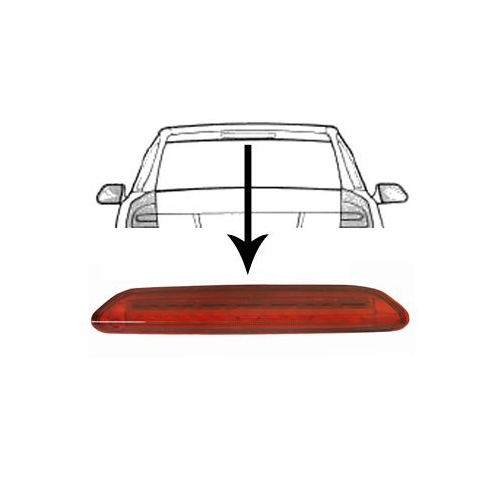 Zusatzbremsleuchte VAN WEZEL 7622929 f&uuml;r SKODA, mitte