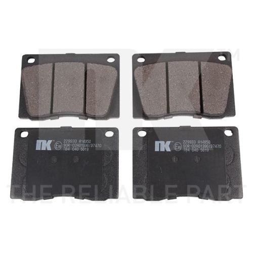 Bremsbelagsatz, Scheibenbremse NK 229933 f&uuml;r JAGUAR ROVER ASTON MARTIN