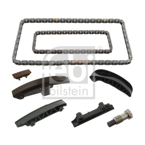 Febi Bilstein 101089 Steuerkettensatz f&uuml;r Nockenwelle, mit Gleitschienen und Kettenspanner , 1 St&uuml;ck
