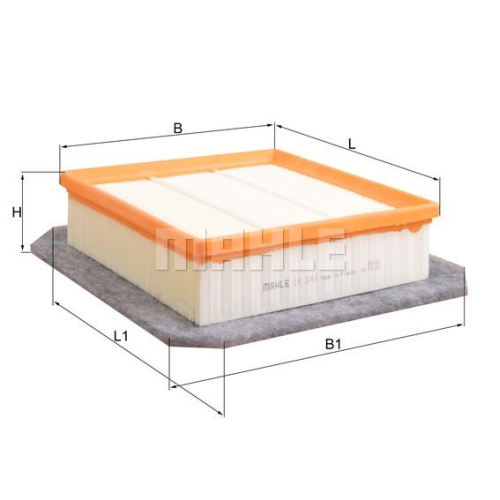 Luftfilter KNECHT LX 3061 f&uuml;r GMC OPEL VAUXHALL