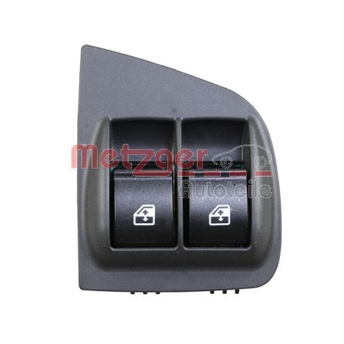 Schalter, Fensterheber METZGER 0916587 f&uuml;r FIAT, vorne links