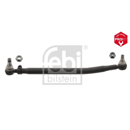 Febi Bilstein 15783 Lenkstange mit Sicherungsmuttern, vom Lenkgetriebe zur 1. Vorderachse , 1 St&uuml;ck