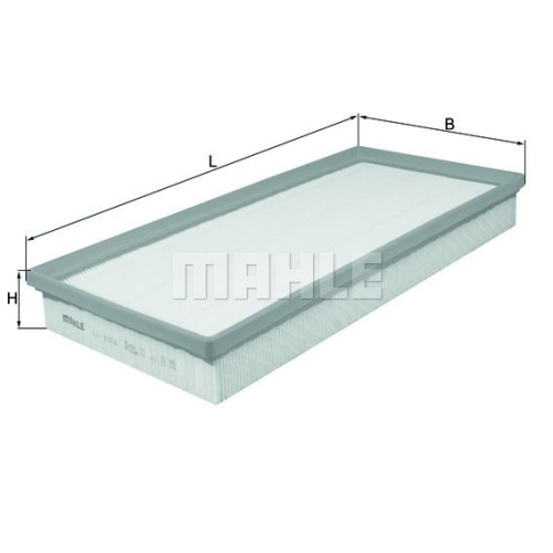 Luftfilter KNECHT LX 1004 f&uuml;r MERCEDES-BENZ