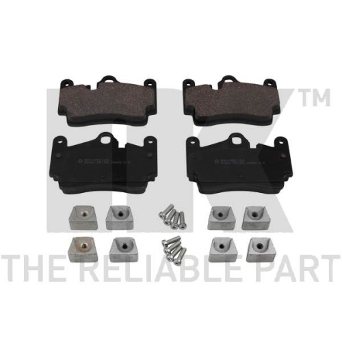 Bremsbelagsatz, Scheibenbremse NK 2247100 f&uuml;r AUDI PORSCHE, Hinterachse