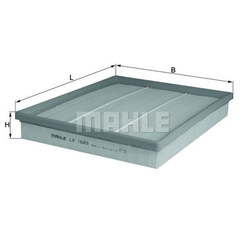 Luftfilter KNECHT LX 1683 f&uuml;r GMC OPEL VAUXHALL