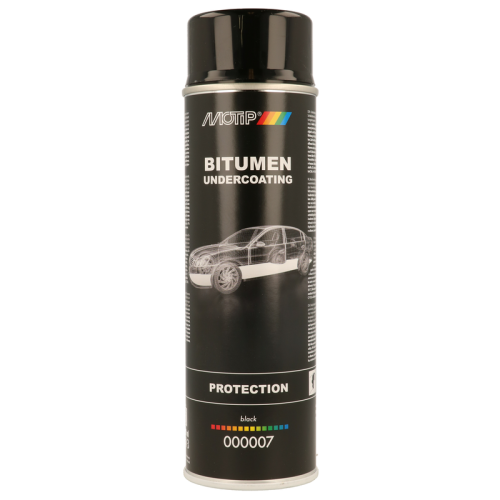 Febi Bilstein 1x 500ml Unterbodenschutz MOTIP 000007 Schwarz Bitumen