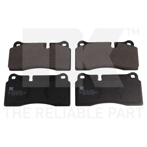 Bremsbelagsatz, Scheibenbremse NK 2247115 f&uuml;r AUDI BMW SEAT SKODA VW