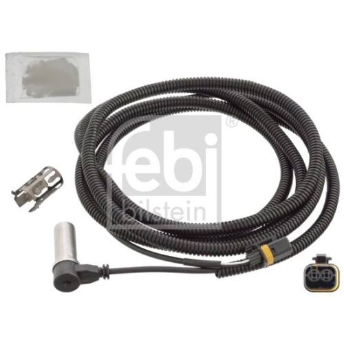 Febi Bilstein 106321 ABS-Sensor mit H&uuml;lse und Fett, 1 St&uuml;ck
