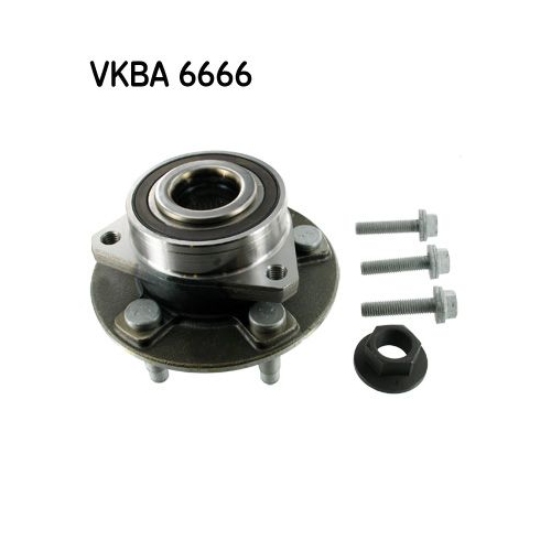 Radlagersatz SKF VKBA 6666 f&uuml;r OPEL SAAB VAUXHALL CHEVROLET, Vorderachse