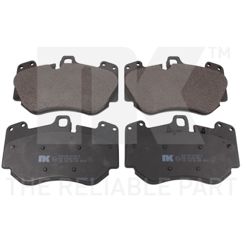 Bremsbelagsatz, Scheibenbremse NK 2247126 f&uuml;r AUDI VW, Vorderachse