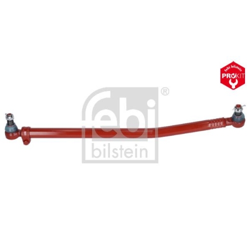 Febi Bilstein 08798 Lenkstange mit Kronenmuttern und Splinten, vom Lenkgetriebe zur 1. Vorderachse , 1 St&uuml;ck
