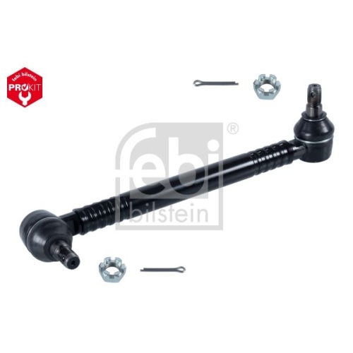 Febi Bilstein 35533 Verbindungsstange mit Kronenmuttern und Splinten , 1 St&uuml;ck