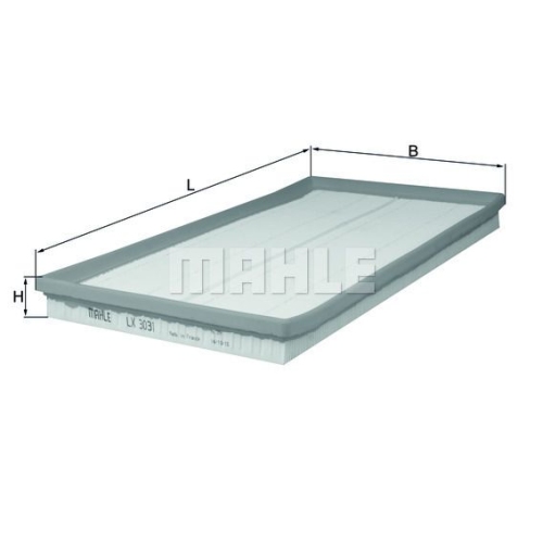Luftfilter KNECHT LX 3031 f&uuml;r MERCEDES-BENZ
