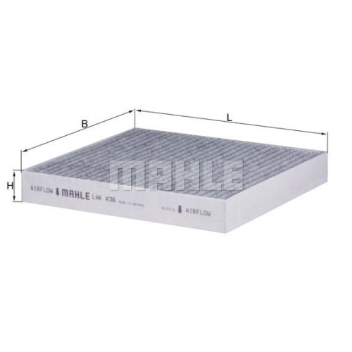 Filter, Innenraumluft KNECHT LAK 436 f&uuml;r GMC ISUZU MITSUBISHI CHEVROLET