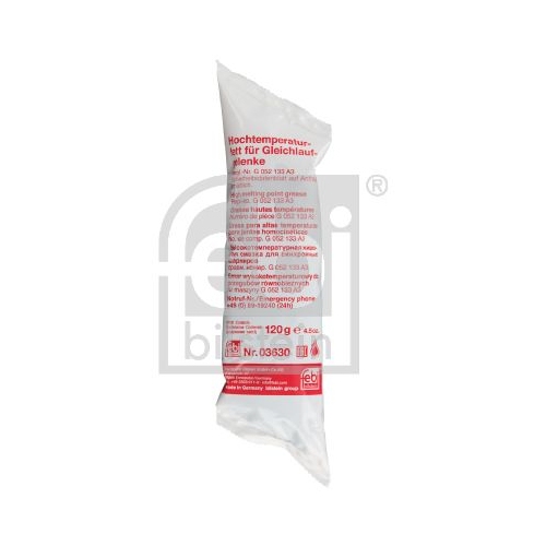 Febi Bilstein 03630 Fett f&uuml;r Gelenkwelle , 120 g