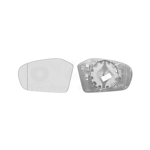 Spiegelglas, Au&szlig;enspiegel VAN WEZEL 3017837 * HAGUS * f&uuml;r MERCEDES-BENZ, links
