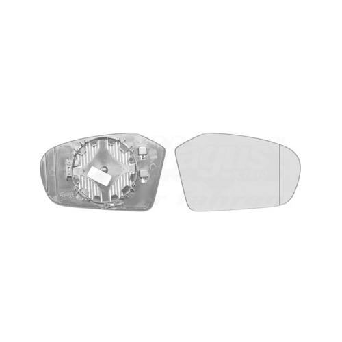 Spiegelglas, Au&szlig;enspiegel VAN WEZEL 3017838 * HAGUS * f&uuml;r MERCEDES-BENZ, rechts