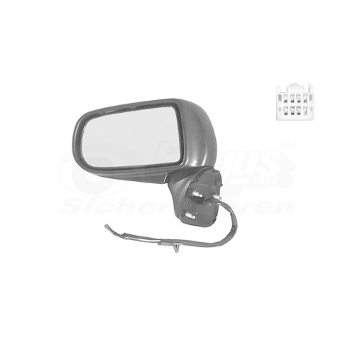 Au&szlig;enspiegel VAN WEZEL 2760807 * HAGUS * f&uuml;r MAZDA, links