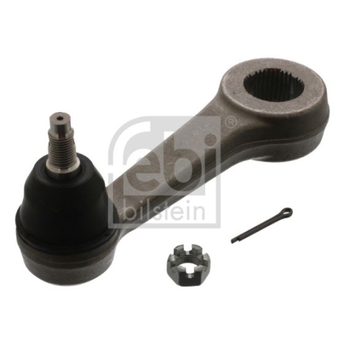 Febi Bilstein 42462 Lenkstockhebel mit Kronenmutter und Splint , 1 St&uuml;ck