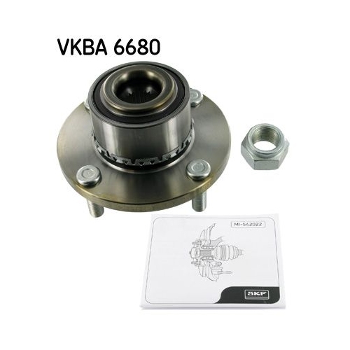 Radlagersatz SKF VKBA 6680 f&uuml;r, Vorderachse