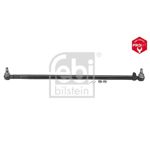 Febi Bilstein 08854 Lenkstange mit Kronenmuttern und Splinten, vom Lenkgetriebe zum Lenkzwischenhebel 2. Achse , 1 St&uuml;ck