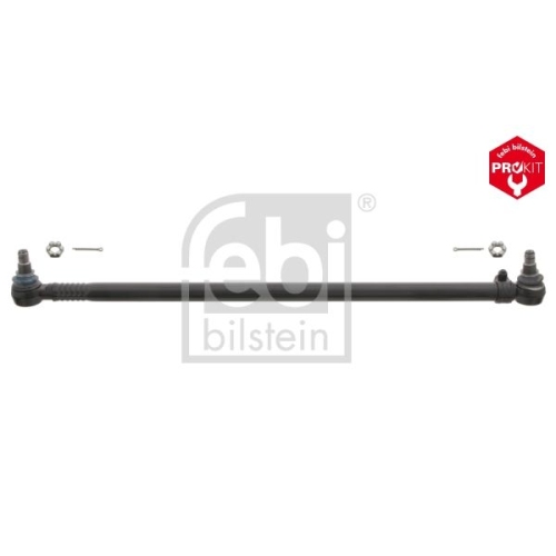 Febi Bilstein 08855 Lenkstange mit Kronenmuttern und Splinten, vom Lenkgetriebe zum Lenkzwischenhebel 2. Achse , 1 St&uuml;ck