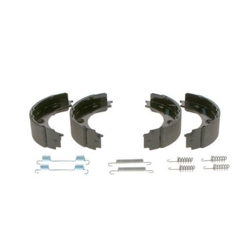 Bremsbackensatz, Feststellbremse BOSCH 0 986 487 611 f&uuml;r MERCEDES-BENZ VW