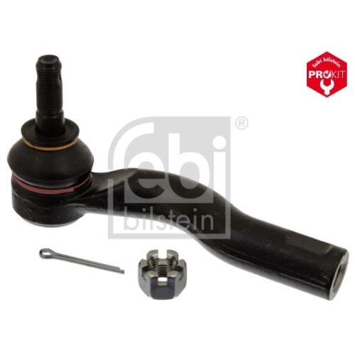 Febi Bilstein 42469 Spurstangenendst&uuml;ck mit Kronenmutter und Splint , 1 St&uuml;ck