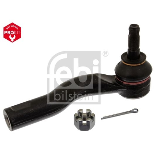 Febi Bilstein 42470 Spurstangenendst&uuml;ck mit Kronenmutter und Splint , 1 St&uuml;ck