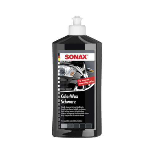 SONAX 02982000 Colorwax Schwarz 1x500ml