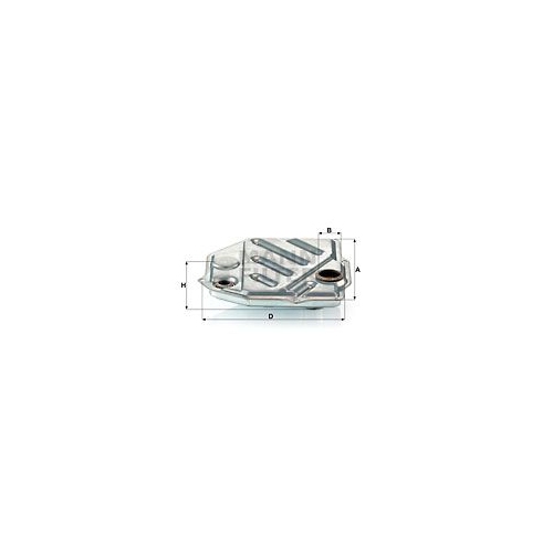 Hydraulikfilter, Automatikgetriebe MANN-FILTER H 1914/1 KIT f&uuml;r MERCEDES-BENZ