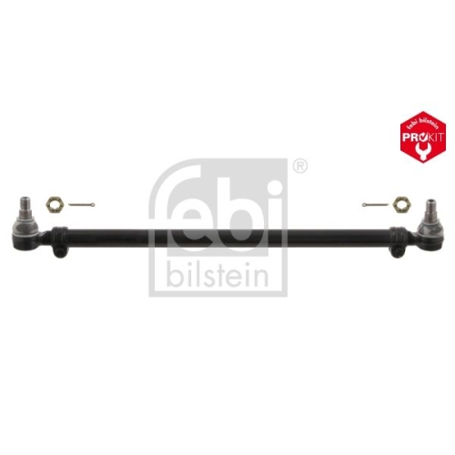 Febi Bilstein 29660 Lenkstange mit Kronenmuttern und Splinten, vom Lenkgetriebe zur 1. Vorderachse , 1 St&uuml;ck