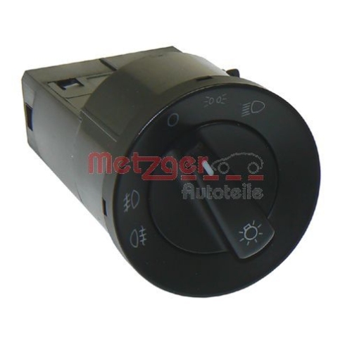 Schalter, Hauptlicht METZGER 0916054 f&uuml;r FORD VAG