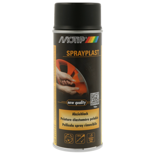 Motip Sprayplast schwarz matt Felgenfolie 400 ml Spr&uuml;hfolie 396519