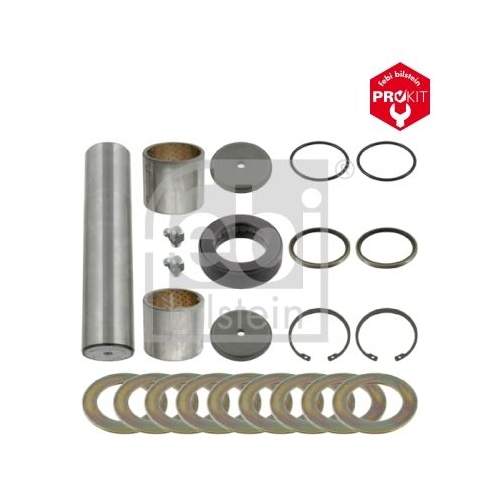 Febi Bilstein 03783 Achsschenkelbolzensatz mit Drucklager, Einzelsatz , 1 St&uuml;ck