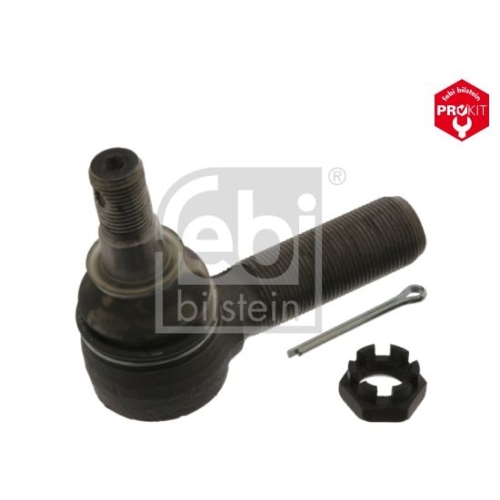 Febi Bilstein 12975 Spur- / Lenkstangenendst&uuml;ck mit Kronenmutter und Splint , 1 St&uuml;ck