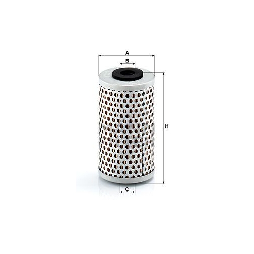 Hydraulikfilter, Lenkung MANN-FILTER H 601/6 f&uuml;r HANOMAG HENSCHEL MERCEDES-BENZ