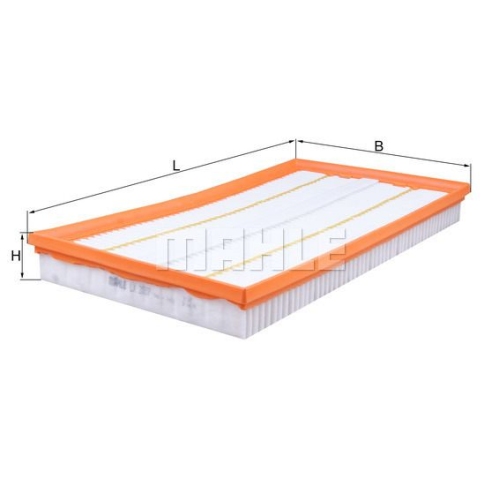Luftfilter KNECHT LX 2037 f&uuml;r MERCEDES-BENZ