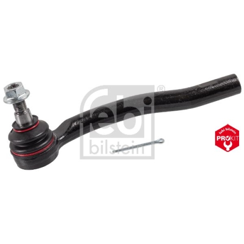 Febi Bilstein 42481 Spurstangenendst&uuml;ck mit Kronenmutter, Splint und Schmiernippel , 1 St&uuml;ck